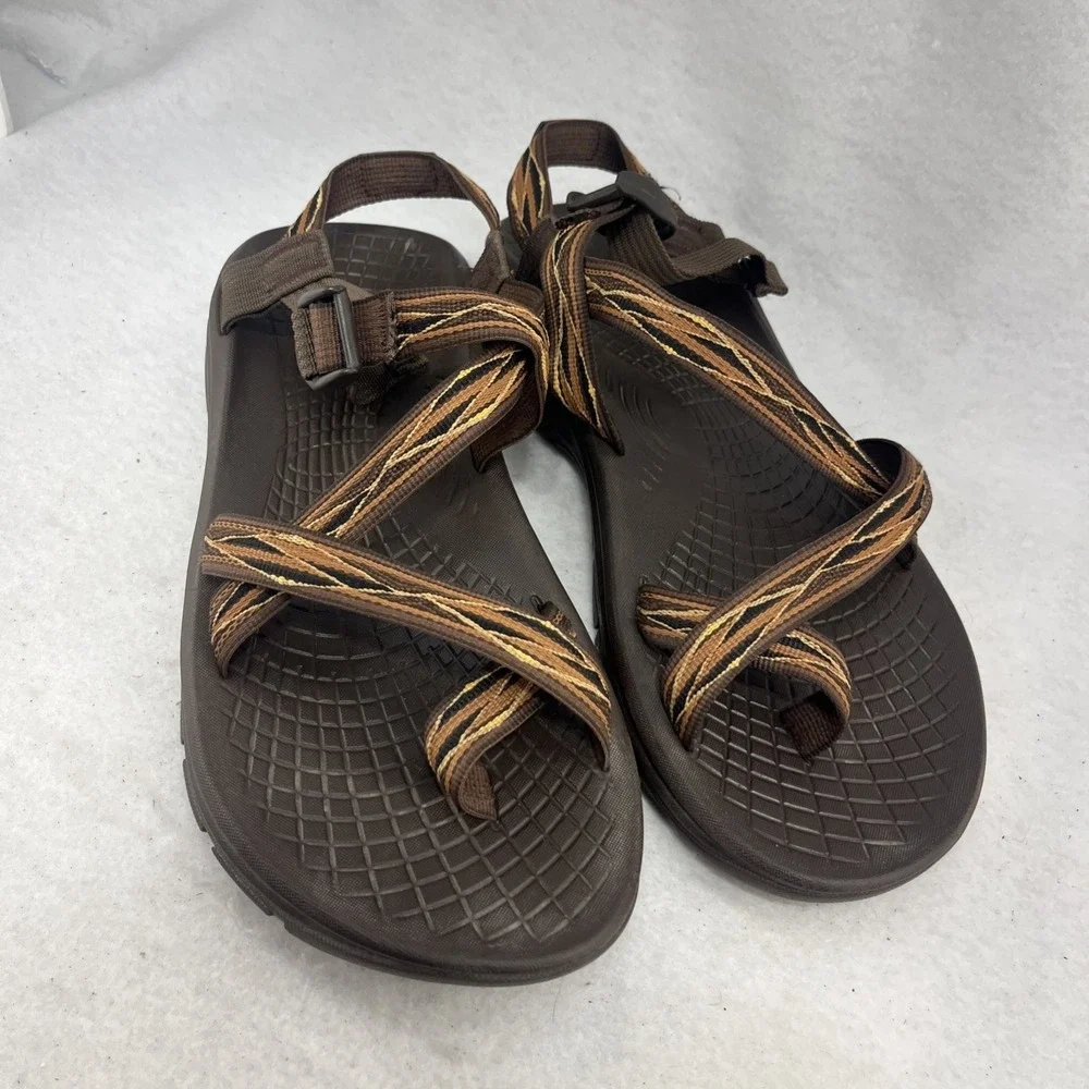 Chaco ZVOLV 2 Sport Water Hiking Sandals Men's Size 11 Gobi Coffee Brown